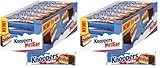 Knoppers Nutbar (24x40g) - Barra de barquillo con crema de leche (14,4%), crema de avellanas (14%), avellanas picadas (13,4%) y caramelo suave (22,2%) (Paquete de 2)