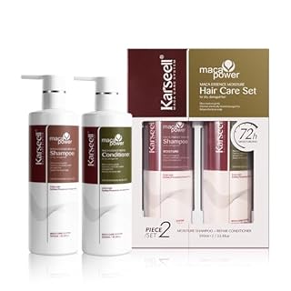 Karseell Collagen Hair Treatment Repair Conditioning, Shampoo and Conditioner Set for Dry Damaged Hair All Hair Types 16.9floz + 16.9floz