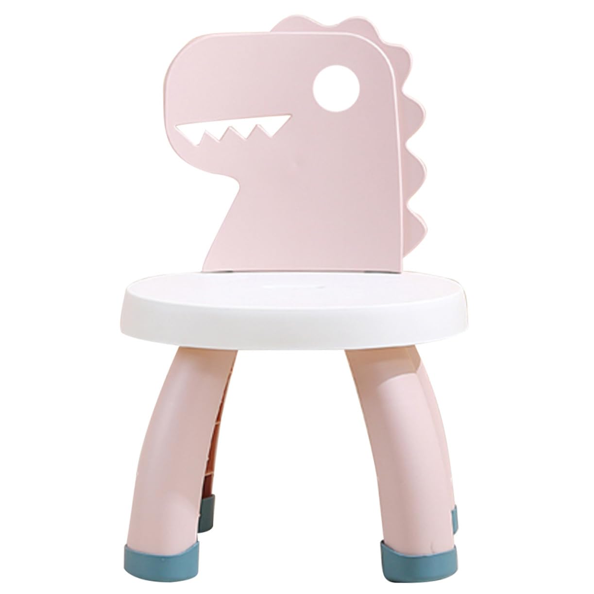 Chaise dinosaure pour enfant rose en PP et PVC stable pour le bureau de la maternelle