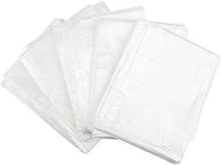 Plastic Table Cloth,Plastic Party Table Cover,Disposable Table Cloth,Disposable Square Table Cover,White,8 Pieces,70.8 Inch.