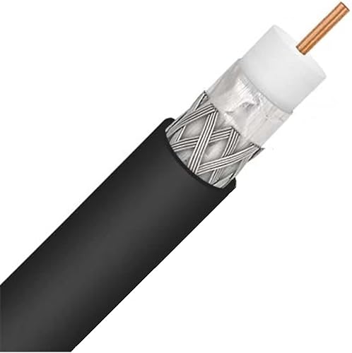 Miniatura 2 de Perfect Vision RG6 Coaxial, Solo RG6 Cobre Sólido, Negro 1000FT EnviroReel