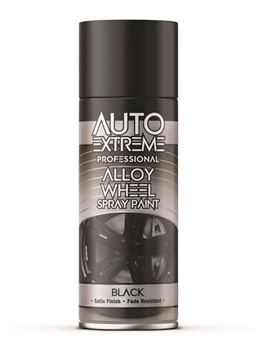 Auto Extreme Alloy Wheel Spray Paint Black 400ML