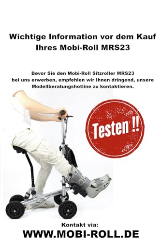 Sitzroller MOBI ROLL S - Orthopädischer Sitz-Walker für Knöchel oder...