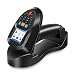 Produktbild JRHC Kabelloser Barcode scanner Tragbarer Barcodeleser 1D 2D PDF Inventarscanner Datensammler Handheld-Barcodescanner mit 2.2 Zoll LCD Bildschirm und Ladestation