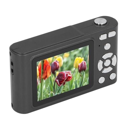 Cámara digital 4K con autoenfoque 48MP negra miniatura 1