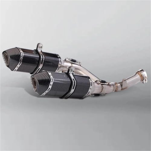 Ligne d'échappement intermédiaire double sortie pour moto CRF450R et CRF450RX 2015-2020