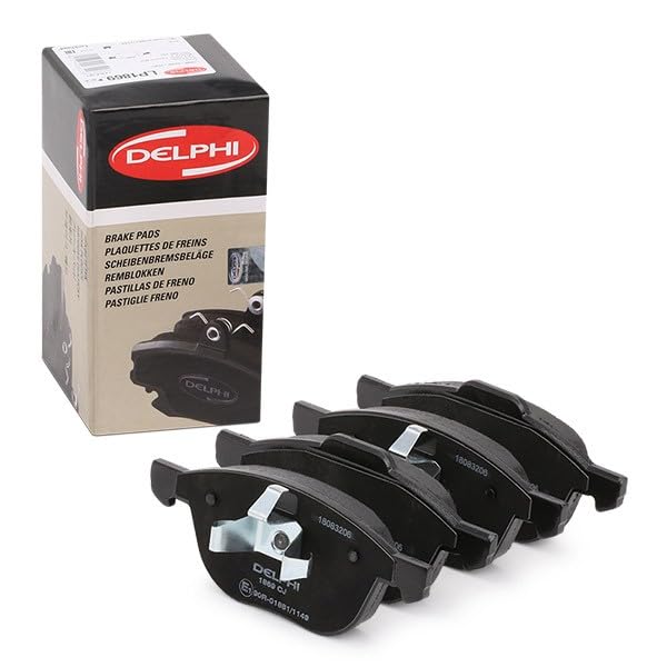 Delphi Fren Balatası Ön Ford C-Max 1.6/1.6 TDCI / 1.8 TDCI / 1.8/2.0/2.0 TDCI 07-10, Focus II 1.6 Ti / 1.8/2.0/1.6 TDCI 03-07, Volvo C30 1.6/1.8/2.0/2.4 I / T5 / 1.6 D 06-12 LP1869