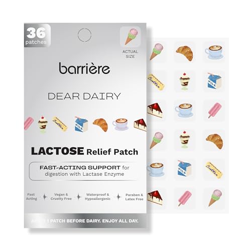 barrire Dear Dairy Lactase Enzyme Patches - 36 Count