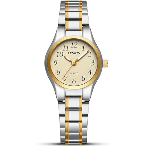 LN LENQIN Waterproof Stainless Steel Ladies Watch Cover