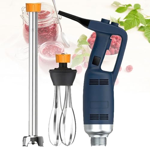 GLWABOMARS Licuadora emulsionante de Mano, batidora eléctrica Comercial, batidora de Mano para Cocina. Ideal para Preparar Batidos, jugos, zumos de Frutas y Verduras, y Bases de té con Leche.