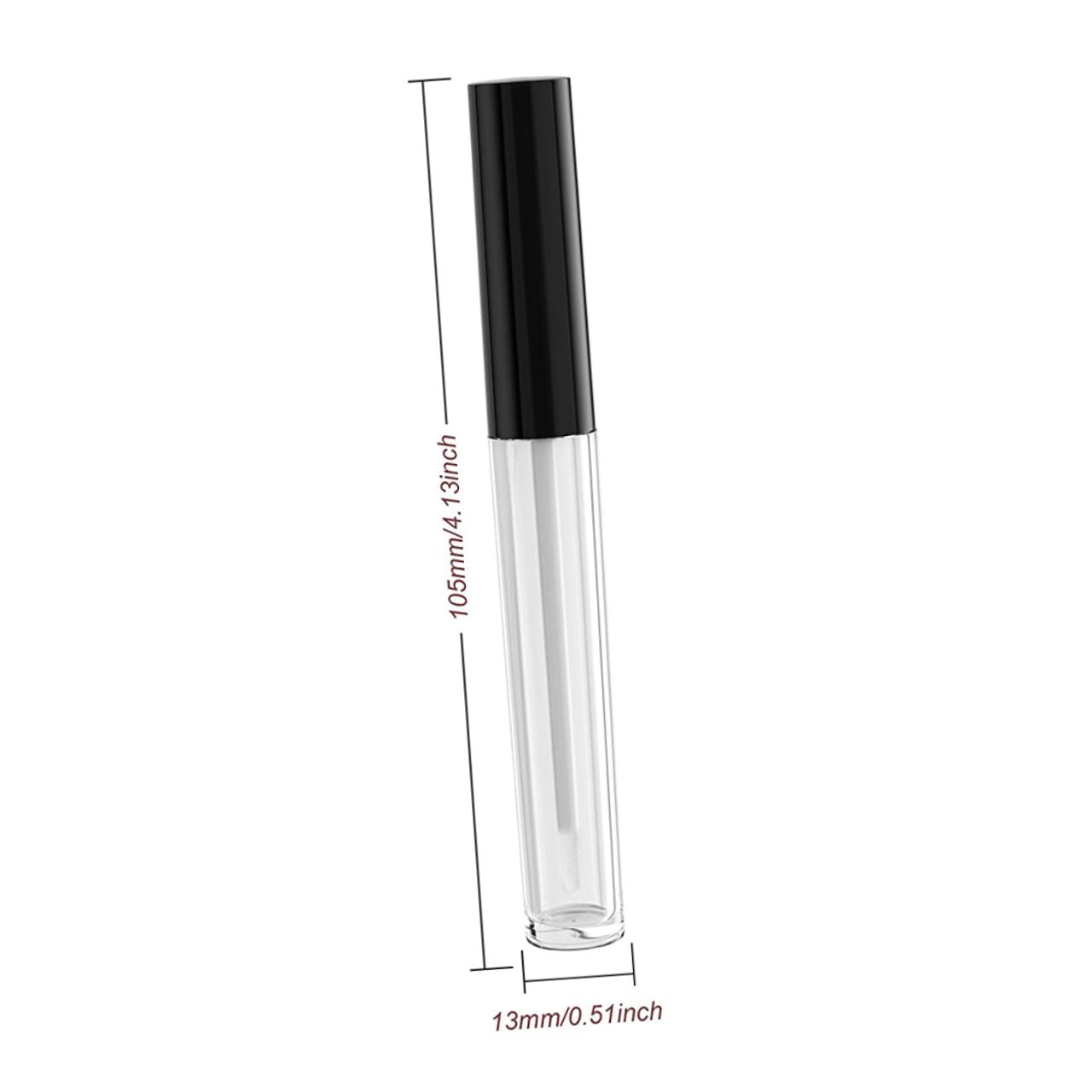 Flacone Lucidalabbra Rotondo 2, 5ml Abs, Set 30 Pezzi