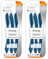 Schick - Styling Mate Precision Razor | 6 Pack | Microguards | Slim design | Facial Hair Removal | Edge and Define