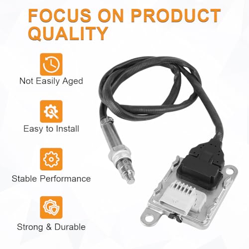 Sensor de NOx downstream compatible Chevrolet Silverado 6.6L Diesel 2017-2019 miniatura 5