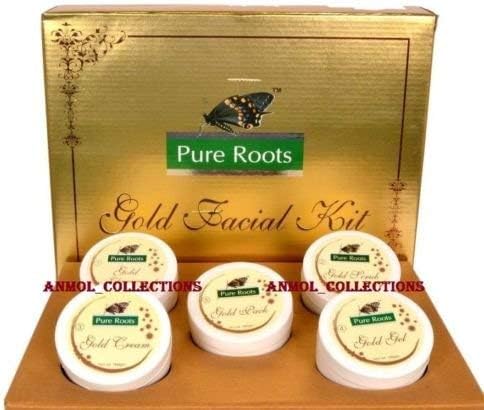 Pure Roots herbal Gold Facial kit 100gm Facial Skin Care Beauty Kit Set SkinCare