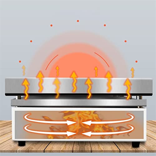 Laborheizplatte, Edelstahl Einstellbare Heizplatte mit Thermostat für konstante Temperaturregelung und effiziente Heizung