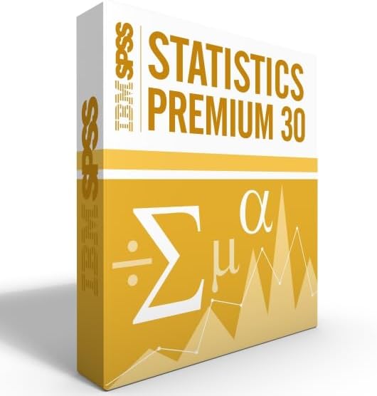 IBM SPSS Statistics Grad Pack Premium V30.0 12 Month License for 2 Computers