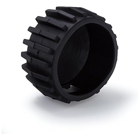 LeLuv Black Rubber Cover for 2 inch Face Gauges with Brass Fitting Cover