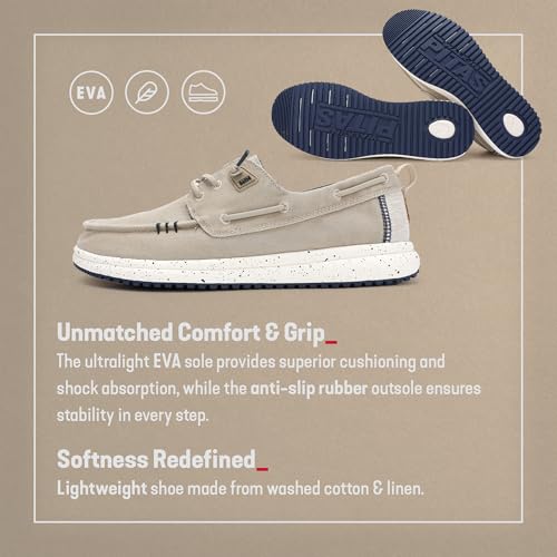 PITAS Men’s Byron Boat Shoes | Casual Slip-On Loafers for Men | Ultra Light & Comfortable Shoes4