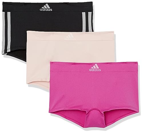Image of adidas womens Seamless Boyshort Underwear Multipack