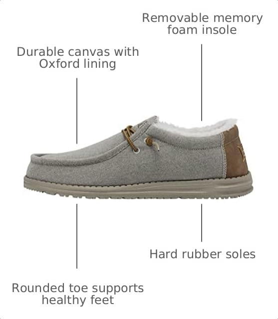 Image of HEYDUDE Men's Wally Funk | Men's Shoes | Men's Lace Up Loafers | Comfortable & Light-Weight