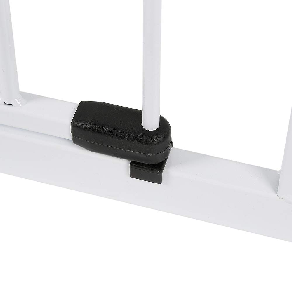 Barrera de seguridad chimenea, barrera de seguridad infantil para bebé, extensible rejilla de protección de metal, plegable niño cama para chia/escalera/chimenea, negro
