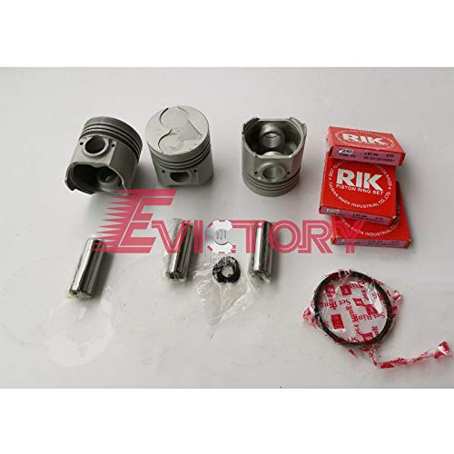 Kit de pistón para Kubota D1403 con anillos y junta completa de motor