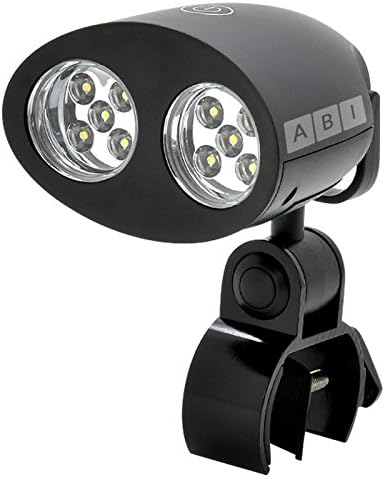 ABI Home Barbecue Grill Light - BBQ Grill Light 10 Super Bright LED Lights Adjustable to 3 Levels - 3 AA Batteries - Free Screwdriver - Heat Resistant Metal Clip - 360 Swivel Head | Buy Now!