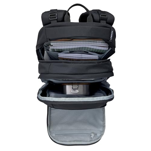 BOLD Lässig Schulrucksack mit Reflektoren und höhenverstellbarem Rückenteil/School Backpack Bold black