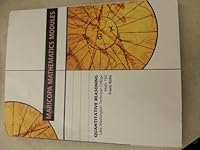 Maricopa Mathematics Modules Quantitative Reasoning: Beginning Algebra with Arithmetic Review 0618206930 Book Cover