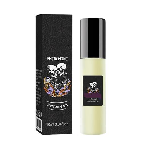Perfume de feromona, aceite de fragancia romántica, perfume del día de la boda, desgaste de larga duración, aplicación enrollada, 8x2.3x2.3cm, para salir de compras de vacaciones de yoga para acostars