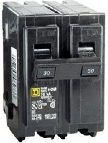 Square D HomeLine 30 amps Surge 2-Pole Circuit Breaker