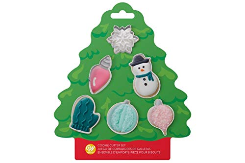 Wilton(EBg) c[~jJb^[Zbg6PC NX}X NbL[ ^ ACVO Christmas Tree Cutter Icing Gingerbread 2308-0-0225