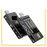 Medidor tipo C FNAC-28 FNB58, voltímetro, amperímetro con disparador USB-A, prueba de protocolo carga rápida, medidor, comprobador banco energía(FNAC-28)