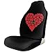 Produktbild Sobre-mesa Marokko Flagge Herz Liebe Faszinierende Mode Zeichen Autositzbezüge Komplettsatz Von 1, Durable Universal Fit Meisten Auto, LKW, Geländewagen Oder Van