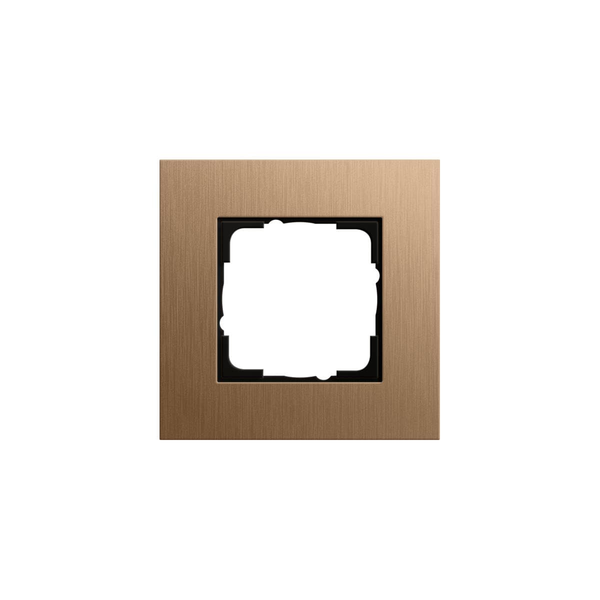 GIRA Cadre de finition 1f Esprit Bronze 021138 cadre simple pour prise