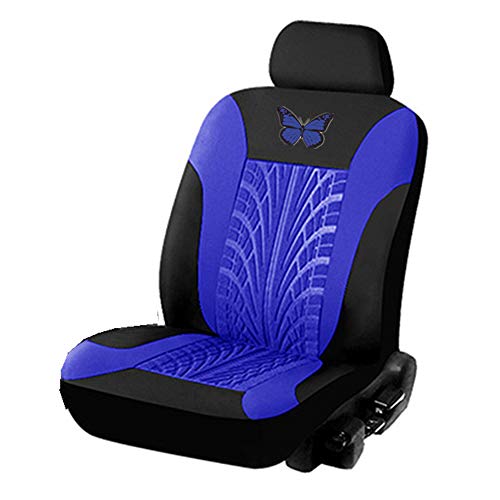 RuleaxAsi Pano de cobertura de assento de automóvel universal de borboleta de recorte de arco antipó