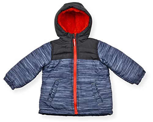 Image of Arctic Quest Boys' Bib Snow Pants and Ski Jacket Water-Resistant Snowsuit For Kids Winter Hooded Jacket