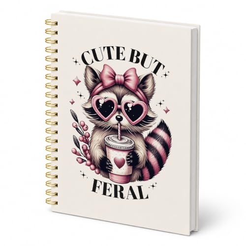 Carnet à spirales raton laveur rigide pour ne plus perdre vos notes importantes