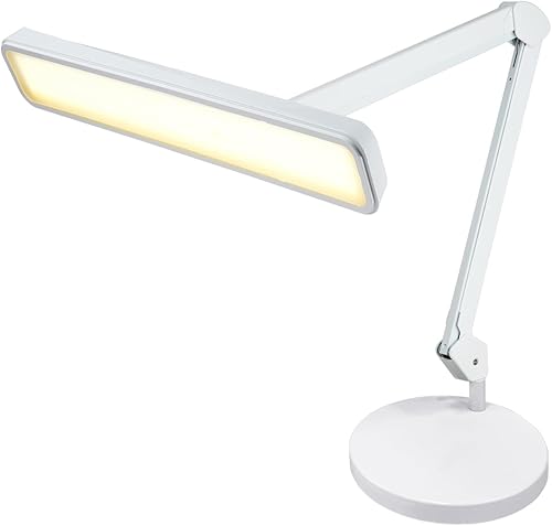 Neatfi (Nuevo modelo) Lámpara LED XL de 2,500 lúmenes, 5 modos de luz, temperatura de color correlacionada de 3000-6000K, 30W, regulable, 324 piezas