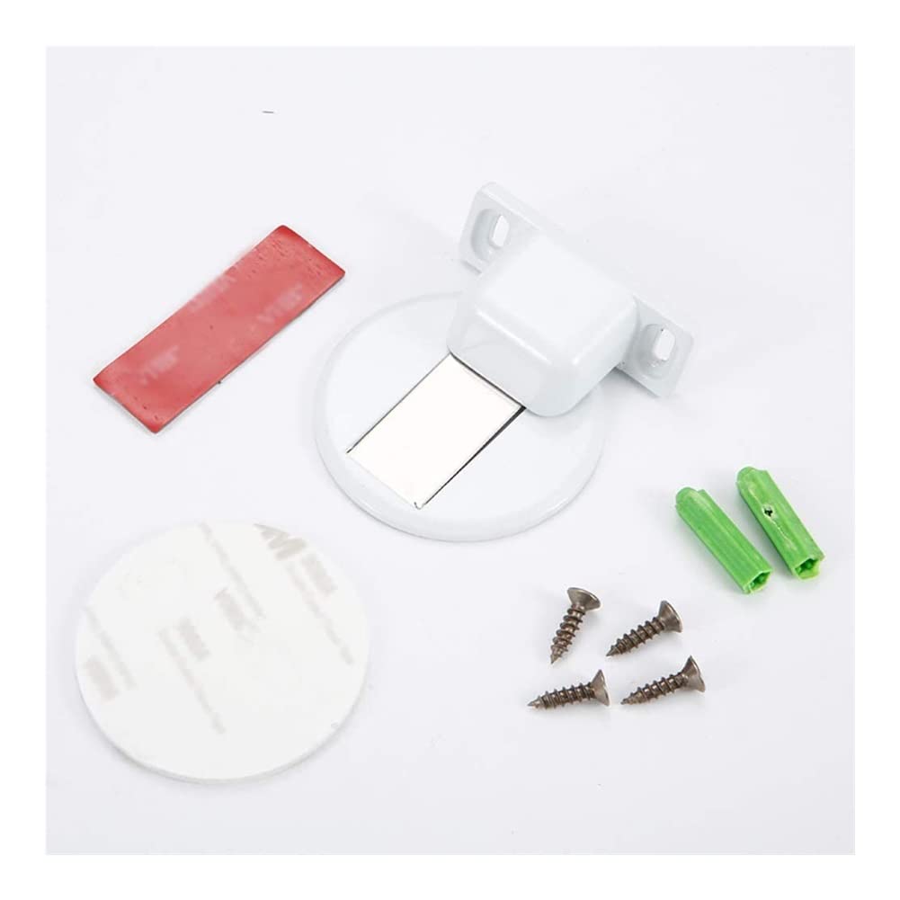 Nvsfzgiyg Nero Door Stopper The Stopper-Free Anti-Collision To Attract Strong Magnetic,Install Floor Tile Wall Invisible(Nero)