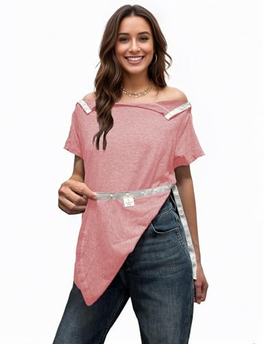 Youdiao Post Shoulder Surgery Shirt for Women Tear Away Snap