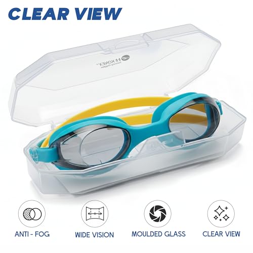 Image of KONEX Eco Swimming Goggles | Kids | Polarised UV Lens | Sea Green