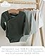 Kindsgard Wickelbody langarm „trunder“ – Grün 56 – 5er-Pack aus Jersey – 100% Bio-Baumwolle – OEKO-TEX zertifiziert – weich, atmungsaktiv & pflegeleicht – unisex Babybody
