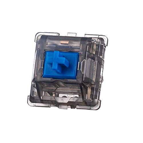 ZugGear Silent Linear Switches 67g Daybreak Gold Plated Spring Classic Blue Patent Silent Stem 5 Pins Linear Keyswitch (20pcs, DUROCK Daybreak)