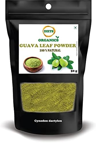 Diets Organics Guava Leaves Powder -50 G/Amrood Patti/Psidium Guajava Powder for Tea and Juice pack of 2