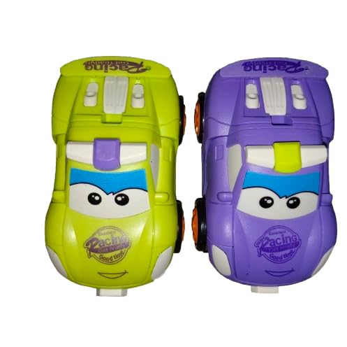 A Magical HUB/Plastic Push and GO Action Robot Car- Toys for Kids, Racing Car Toy, Converted in to Robot Car Toy, Toys for 3+ Years Kids, Boys, Girls, (Pack of 2), (Lime and Purple Color) (B0D9TYTKL7) Amazon Price History, Amazon Price Tracker