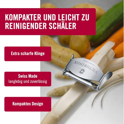 Foto von Victorinox Kleiner Sparschäler, Kartoffelschäler mit Extra Scharfer Klinge
