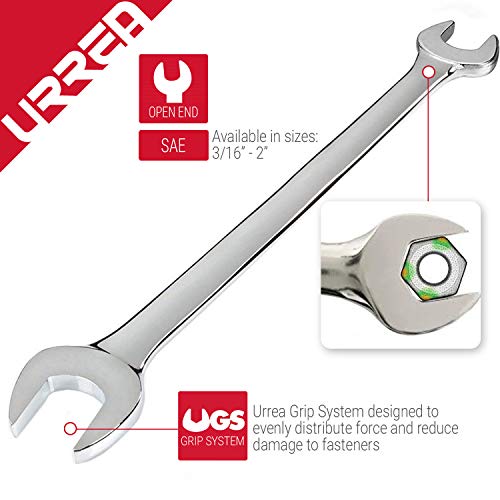 Urrea 3034 5/8-Inch X 11/16-Inch Open End Wrench, Chrome #TOP1