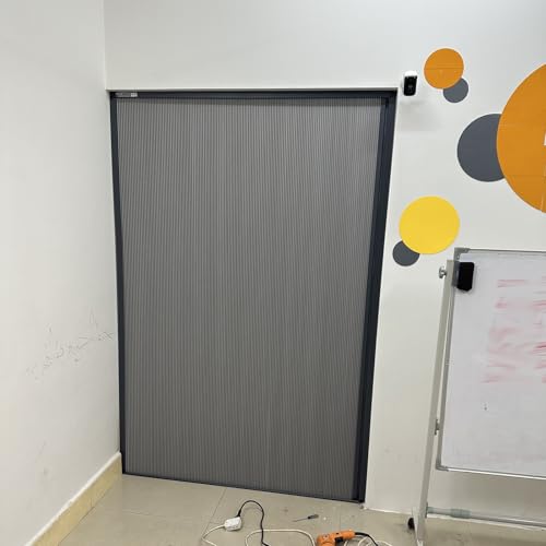 アコーディオンドア 100 110 120 130 140 150 160 170 180 190 CM 高さ調節可能なコンチェルティーナドア、内部折りたたみドア、穴あけ不要(40x130cm/15.7x51.2in)