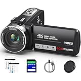 ビデオカメラ 4K録画 8000万画素 YouTubeカメラ 3.0インチIPS HD画面 18倍デジタルズーム IRナイトビジョン 270度回転可能 スクリーン 自撮り 32GBのSDカード 1500mAh電池 付き 6ヶ国語取扱説明書 軽量 携帯便利 旅行Vlog 卒業式 学生 初心者 セット